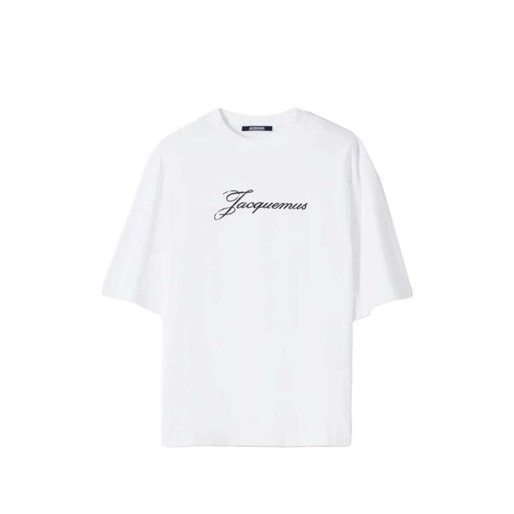 Jacquemus Men Oversized Logo-Print T-Shirt
